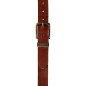 Wrangler Herren Leder Gürtel - Metal Loop - Cognac